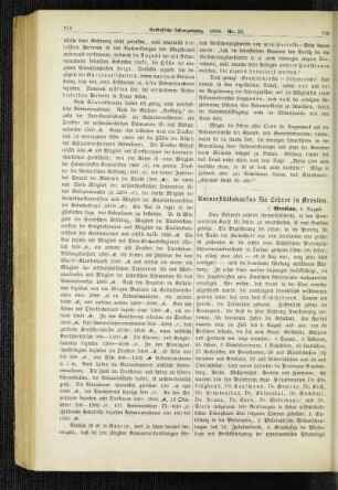 Universitätskursus für Lehrer in Breslau