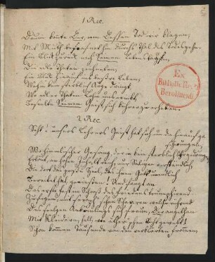 [handschriftliche und gedruckte Textblätter]