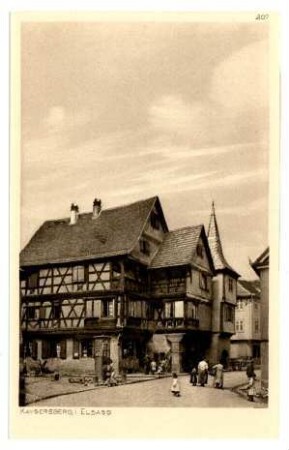 Der Krieg 1914/15 in Postkarten, 21. Reihe, Abt.: Deutschland; Inhalt: Elsaß/2.Gruppe: Nr. 207: Kaysersberg i.Elsass