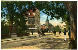 Grimma. Bahnhofstraße