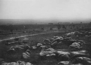 Blick von der Boma-Festung in die Pori-Steppe