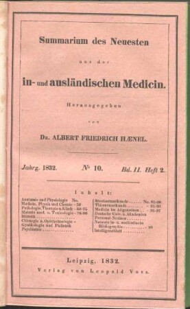 14. Mai 1832. No 10.