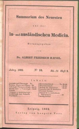 14. Mai 1832. No 10.
