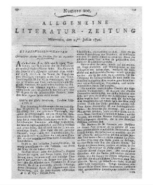(Fortgesetzte Anzeige der Schriften über die Revolution von Frankreich): Almanach des députés à l'Assemblée Nationale. [Paris] 1790
