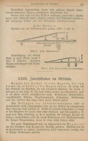 XXIII. Zurechtfinden im Gelände