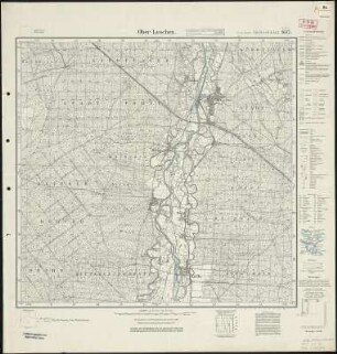 Meßtischblatt 2627 : Ober- Leschen, 1921 : Ober- Leschen. - Hrsg. 1888, bericht. 1921. - 1:25000. - [Berlin]: Reichsamt für Landesaufnahme, 1921. - 1 Kt.