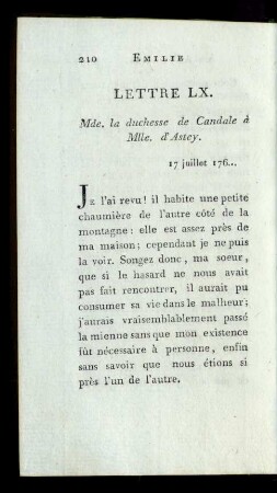 Lettre LX.
