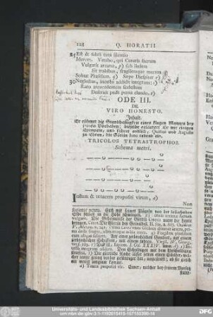 Ode III. De Viro Honesto.