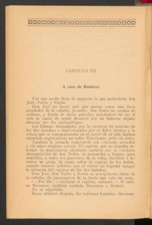 Capítulo XX - A caza de Ramírez