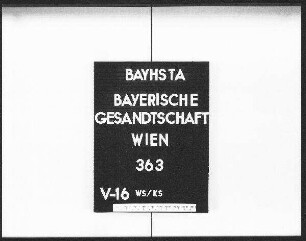 Abrechnung über die österreichischen Subsidien
