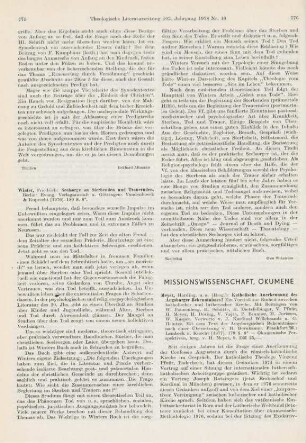 776-778 [Rezension] Katholische Anerkennung des Augsburgischen Bekenntnisses?