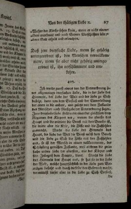 Daß jene dreyfache Liebe, [...], den Menschen vervollkommene, [...].