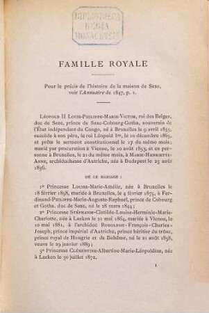 La Noblesse belge : annuaire de .... 1892,1