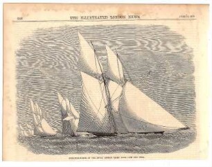 Schooner Match of the Royal London Yacht Club: Off the Nore