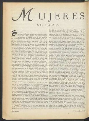 Mujeres famosas : Susana
