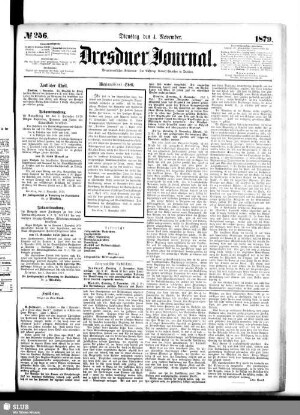 Dresdner Journal : Königlich Sächsischer Staatsanzeiger ; Verordnungsblatt der Ministerien und der Ober- und Mittelbehörden