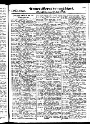 1563.Ausgabe. Samstag, 28. Juli 1917