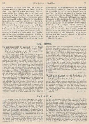 221-222 Kleine Kritiken