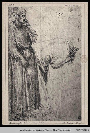 Zwei Figurenstudien nach Giotto