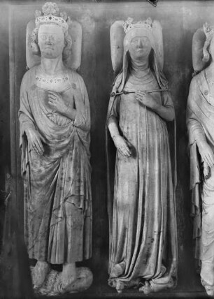 Grabfiguren Philipp V. le Long, Charles IV. le Bel und seiner Frau Jeanne d'Évreux