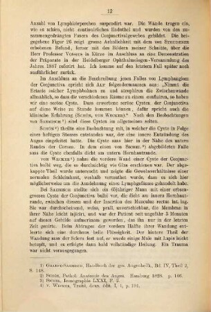 Ueber die von den Lymphgefässen ausgehenden Neubildungen am Auge