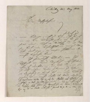 Brief von Friedrich Campe an Joseph Heller