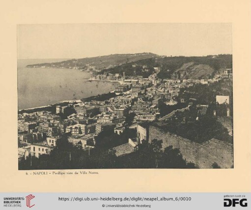 6.- Napoli - Posillipo visto da Villa Nouva