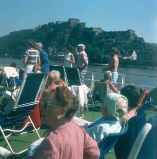 Über Koblenz die Feste Ehrenbreitstein