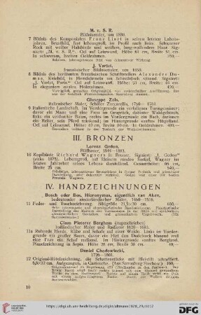 III. Bronzen (Nr. 10)