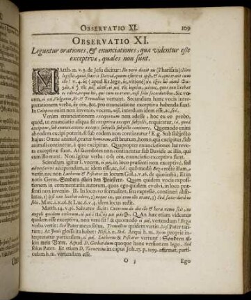 Observatio XI. Leguntur orationes, & enunciationes, quæ videntur eße exceptivæ, quales non sunt.