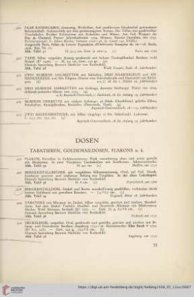 Dosen (Nr. 426-436)