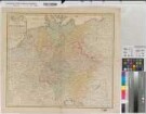 Deutschland Territorialkarte Charte das Deutsche Reich nach seinen Kreisen und deren jetzigen Unterabtheilungen ... 1806 20 dt. Meilen = 5,65 cm 44,5 x 51 kol. Stich: Homanns Erben, Nürnberg F. L. Güssefeld B Nr. 315