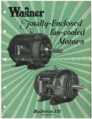 Wechselstrommotor der Firma Wagner Electric Corporation in USA