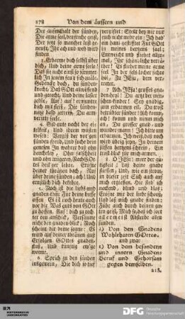Von den Ganden-Wohlthaten Gottes.
