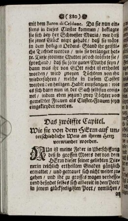 Das zwölffte Capitel. - Das dreyzehende Capitul.