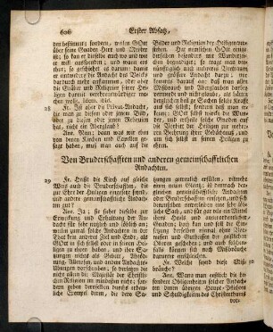 606-607, Articul 3. Von Bruderschafften und anderen ...; ...