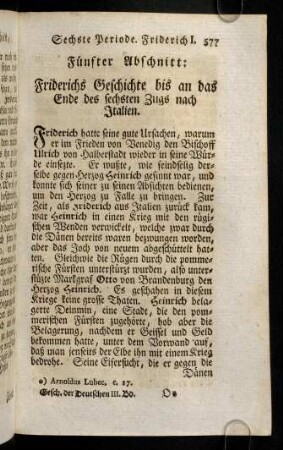 577-587, Friderich hatte seine gute Ursachen, warum er ...