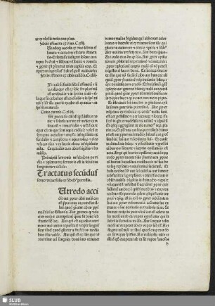 Tractatus secu[n]dus [...]
