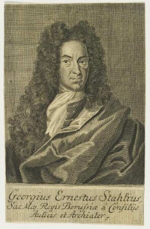 Bildnis des Georgius Ernestus Stahlius