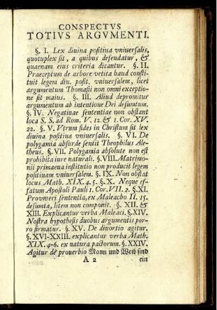 Conspectus totius argumenti.