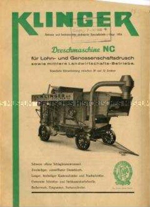 Dreschmaschine Typ NC
