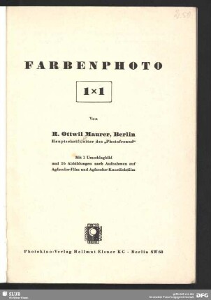 Farbenphoto 1x1