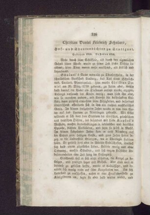 Christian Daniel Friedrich Schubart