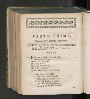 Parte Prima.