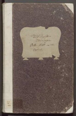 Taufregister III Tuningen 1840-1860