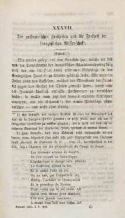 641-672 Die gallicanischen Freiheiten und die Freiheit der französischen Wissenschaft : III.