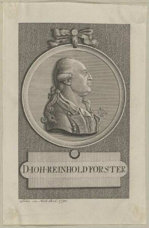 Bildnis des Johann Reinhold Forster