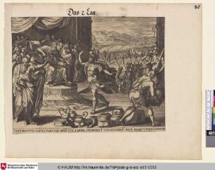 [Holofernes vor Nebukadnezar II.; Holofernes before Nebuchadnezzar]