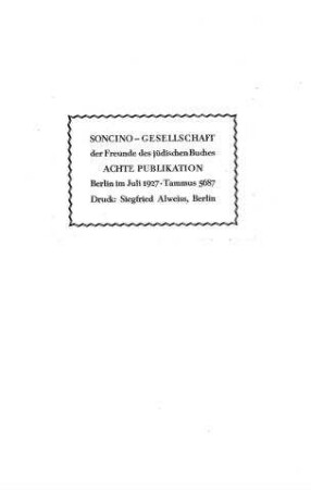 Lesebuch für jüdische Kinder / mit d. Beitrag Moses Mendelssohns hrsg. von David Friedländer. Wieder aufgefunden u. mit e. Einl. vers. von Moritz Stern