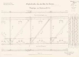 Straßenbrücke über die Oder, Crossen/Oder: Kragträger von Knotenpunkt 4-6: Grundrisse, Schnitte 1:20